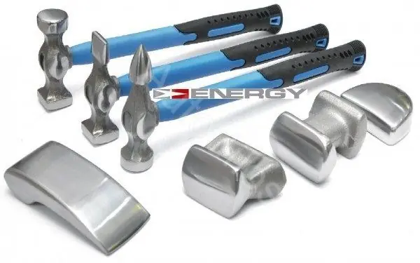 Originální Sada klempířského nářadí, karosářské kladiva a babky ENERGY