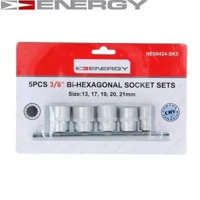 Sada nástrčných klíčů 3/8" ENERGY NE00424-SK5 Ověřený