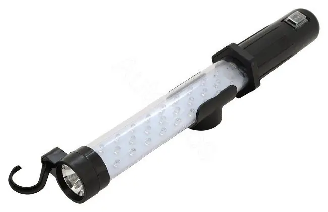 Pouze Dnes Svítilna montážní 27+7LED nabíjecí 12/220V Li-on 1200mAh