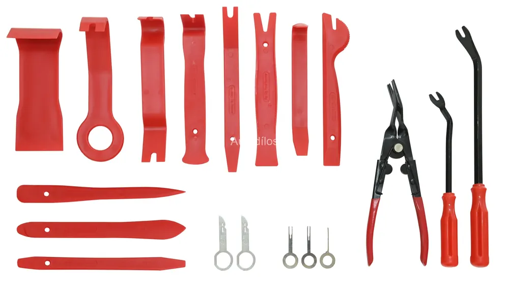 Víkendová Akce Sada pro demontáž čalounění a autorádií 19ks