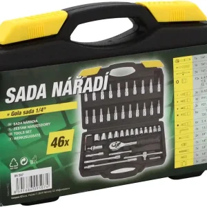 Akce Compass gola sada 1/4" 46 dílů