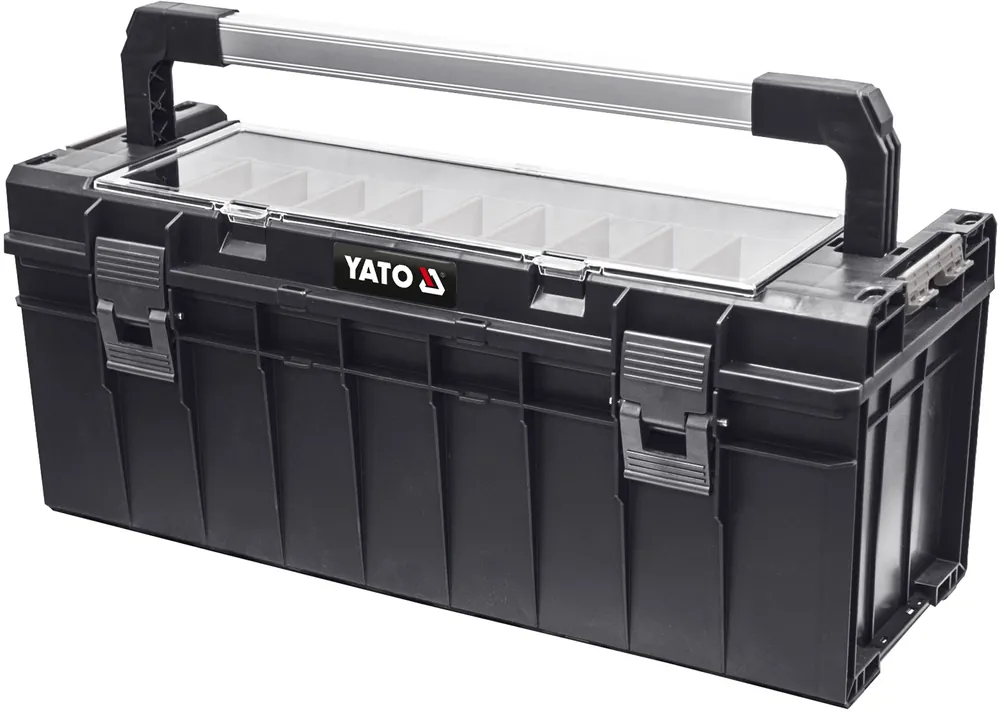 Box na nářadí plastový s organizérem 650x270x272mm Yato YT-09184 Expresní Doručení