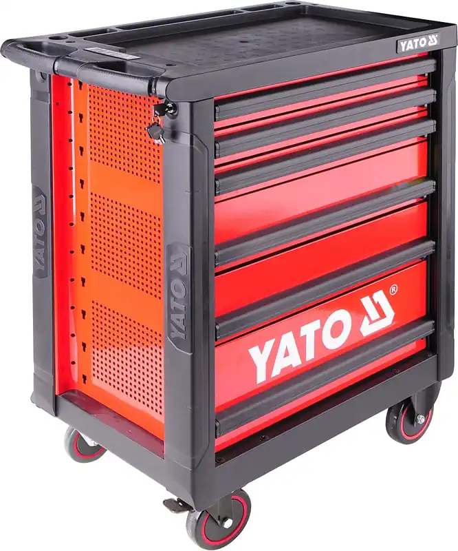 Dokud Zásoby Vydrží Yato YT-5530 servisní vozík s 177 kusy nářadí