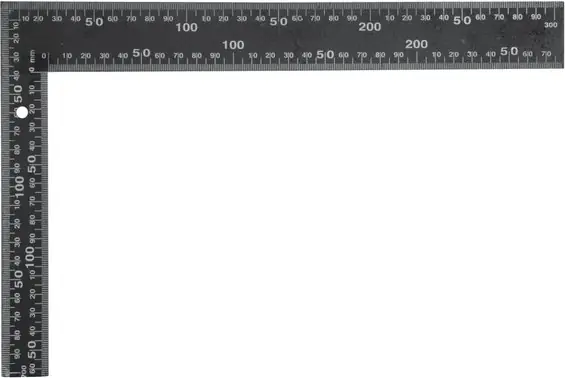 Nová Kolekce Vorel úhelník truhlářský 300 x 200 mm černý TO-18201