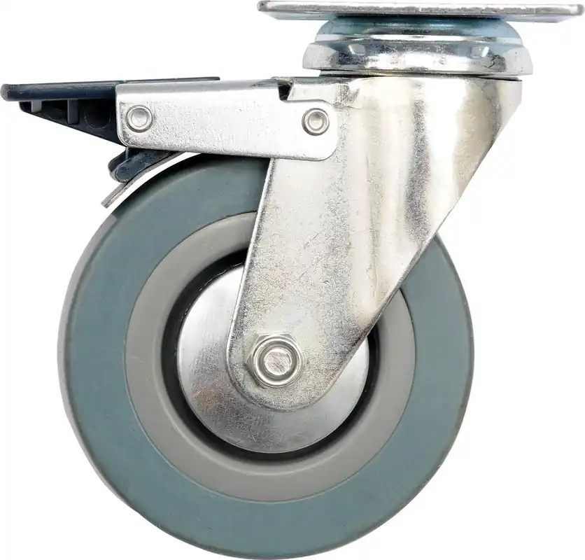 Super Cena Vorel kolečko otočné, gumové s brzdou 20kg 50/16/72mm TO-87381