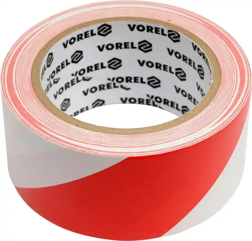 Vorel páska výstražná červenobílá 48 mm x 33 m TO-75230 Výprodej