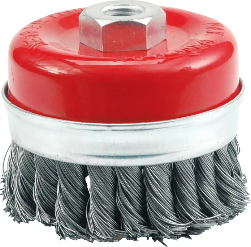 Vorel kartáč drátěný čelní 80 mm pletený TO-06975 Sleva