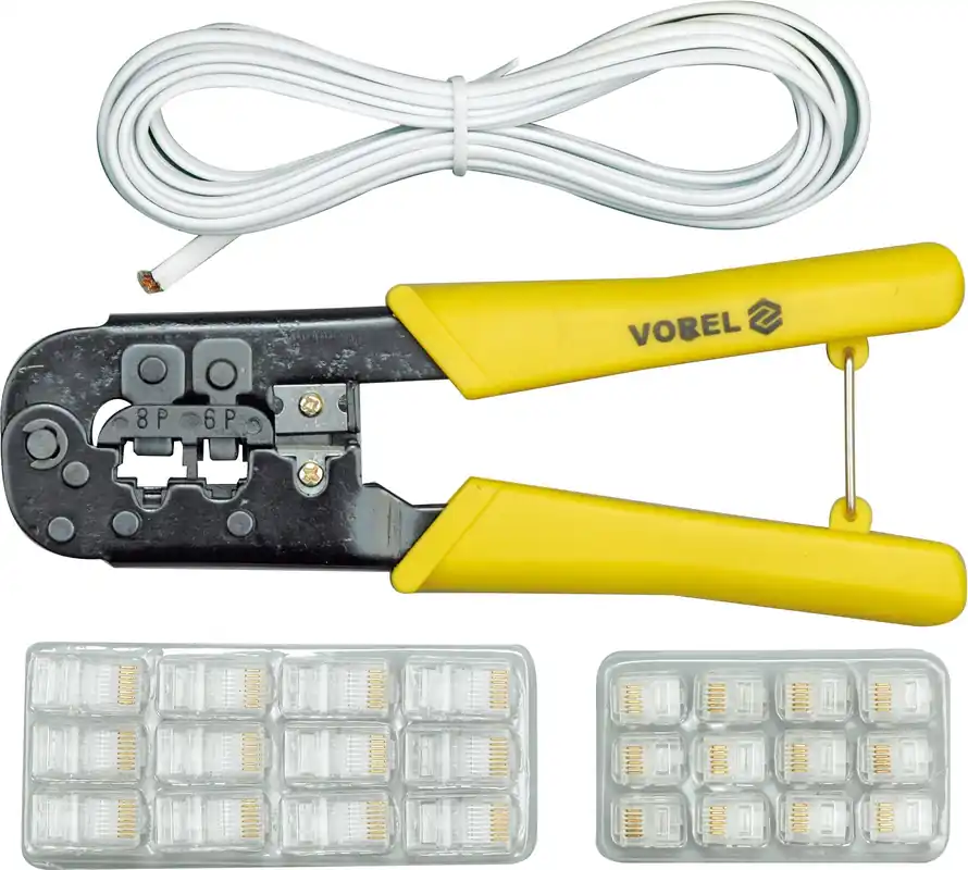 Vorel kleště konektorové + kabel 2,5m TO-45503 Víkendová Akce