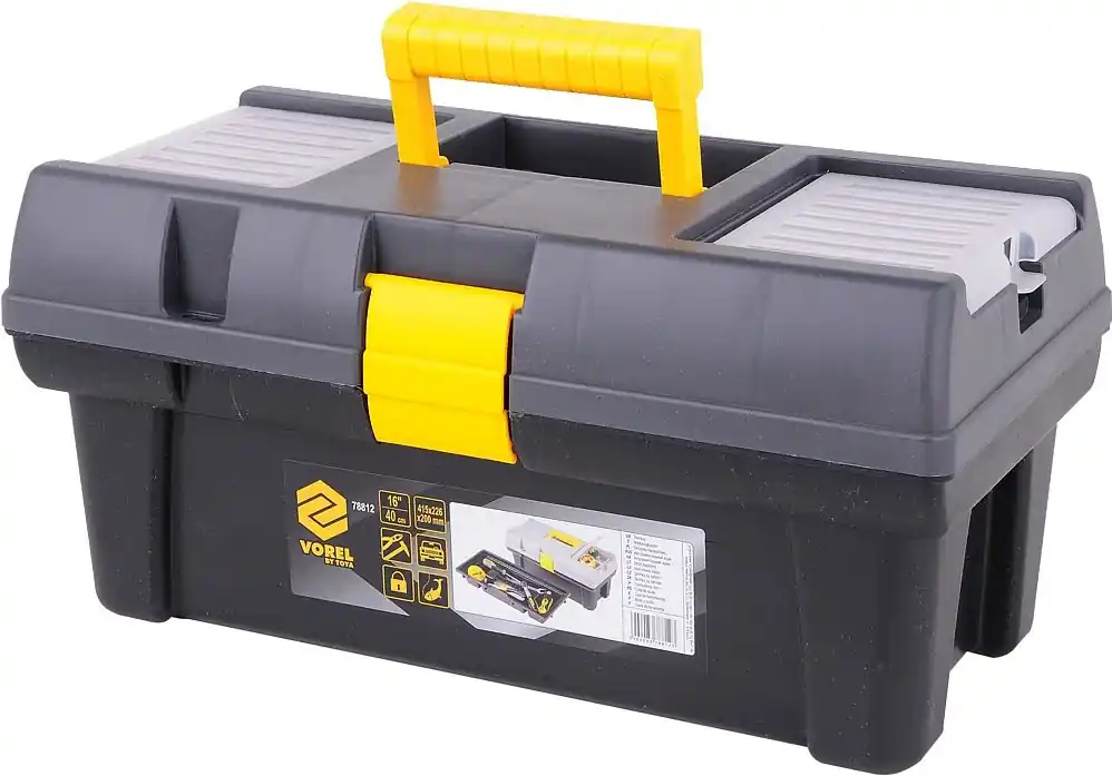Box na nářadí Vorel plastový 16", 1 zámek, 40cm TO-78812 Výhodná Nabídka