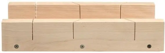 Vorel přípravek na řezání úhlů 450 x 110 mm dřevěný TO-29220 Expresní Doručení