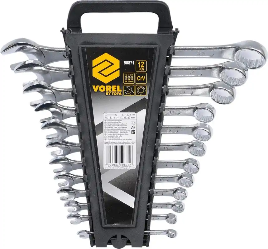 Nejlepší Volba Vorel sada klíčů očkoplochých 12 ks 6 - 22 mm TO-50871