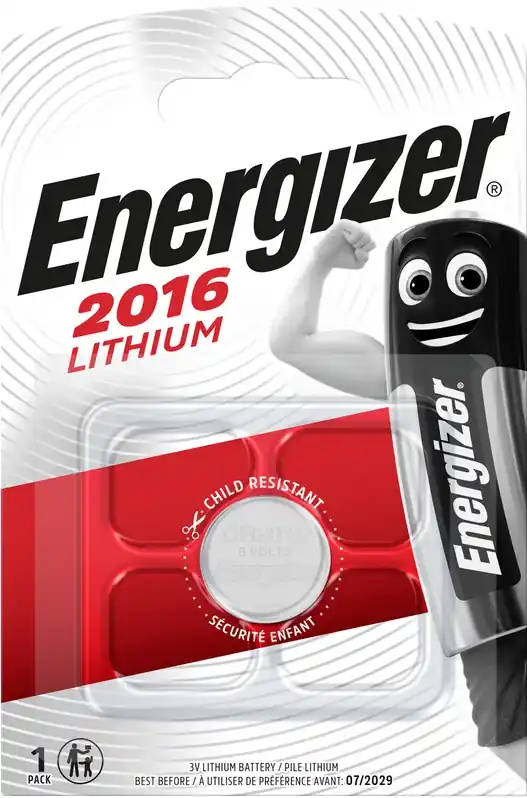 Super Cena Energizer Lithium knoflíková baterie CR2016 (1ks)