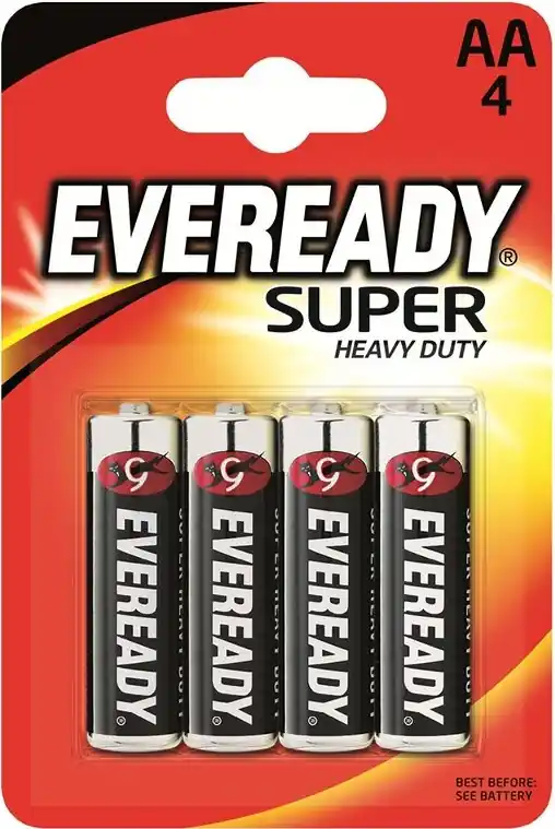 Expresní Doručení Eveready Super Heavy Duty tužkové AA LR6/4 (4 ks)
