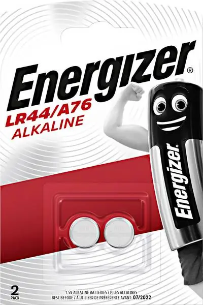 Energizer Alkaline knoflíková baterie LR44/A76/2 (2ks) Zlevněný