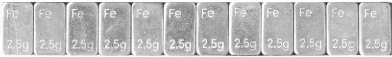 Samolepící závaží nízké 12x2,5g, pásek 30g, pozinkované Akce