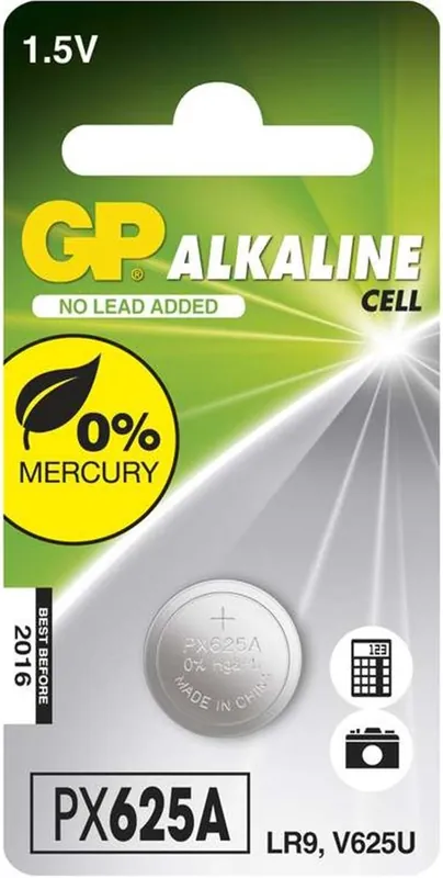 Finální Výprodej GP Alkaline knoflíková baterie LR9/EPX625A (1ks)