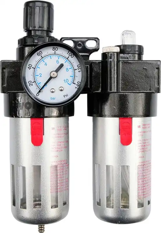 Koupit Online Vorel regulátor tlaku vzduchu 1/2", 0-1mpa, s filtrem a přimazáváním TO-81556