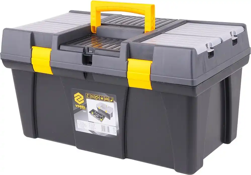 Box na nářadí Vorel plastový 26", 2 zámek, 65cm TO-78815 Zlevněný