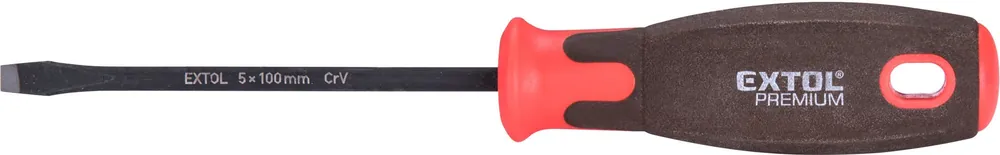 Šroubovák plochý SUPERGRIP, (-) 5x100mm, CrV EXTOL PREMIUM Přímo Od Výrobce