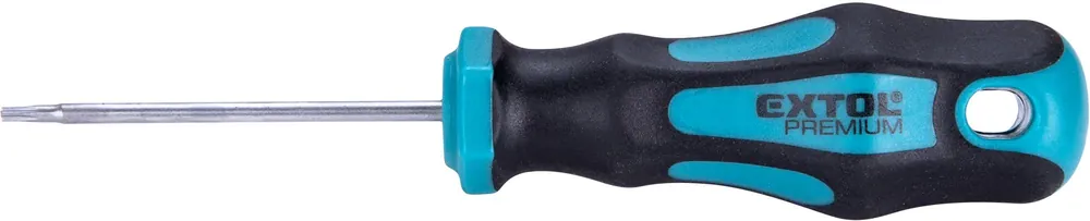 Expresní Doručení Šroubovák TORX, T9x60mm, CrV EXTOL PREMIUM