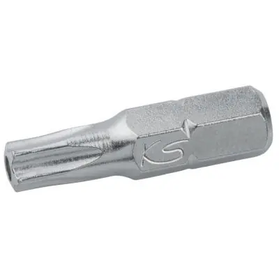 Bit na šrouby s pětihvězdou 1/4", s otvorem, TS10 KS TOOLS 911.3101 Poslední Šance