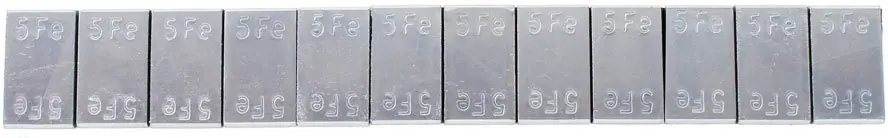 Samolepící závaží 12x5g, pásek 60g, Zn, pásek NORTON Tovární Cena