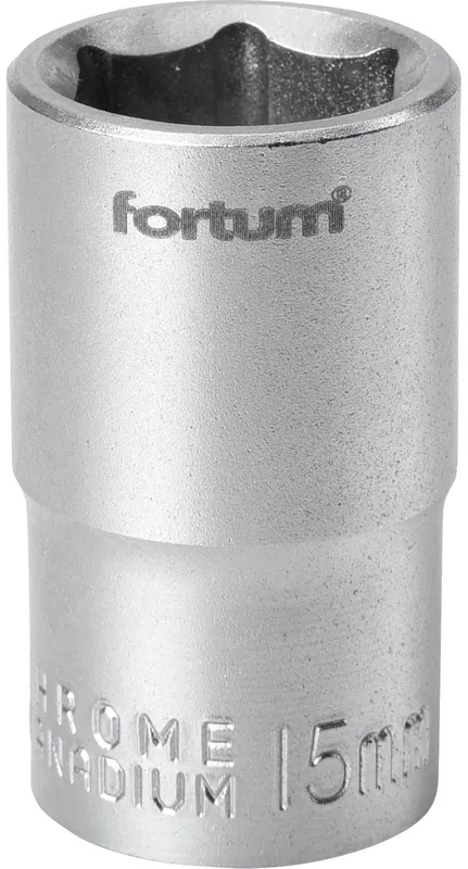 Hlavice nástrčná 1/2", 15mm, L 38mm FORTUM Nakupujte Hned