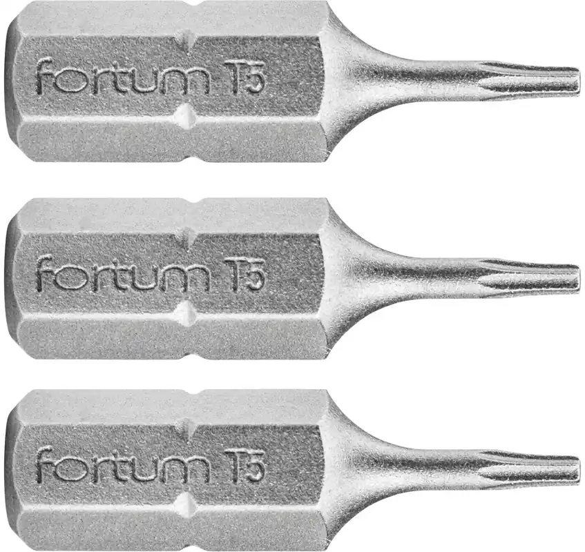 Originální Hrot TORX, sada 3ks, T 5x25mm, S2 FORTUM