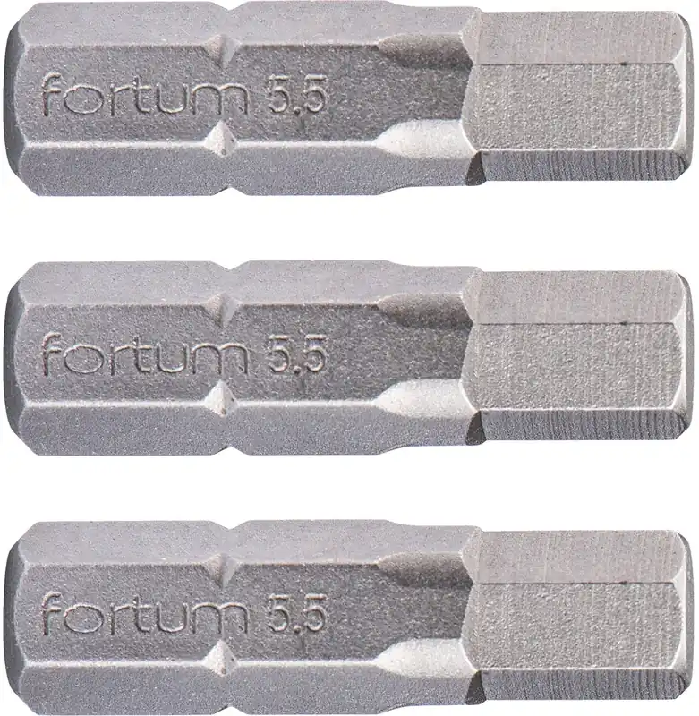 Hrot imbus sada 3ks, H 5,5x25mm, S2 FORTUM Autentický