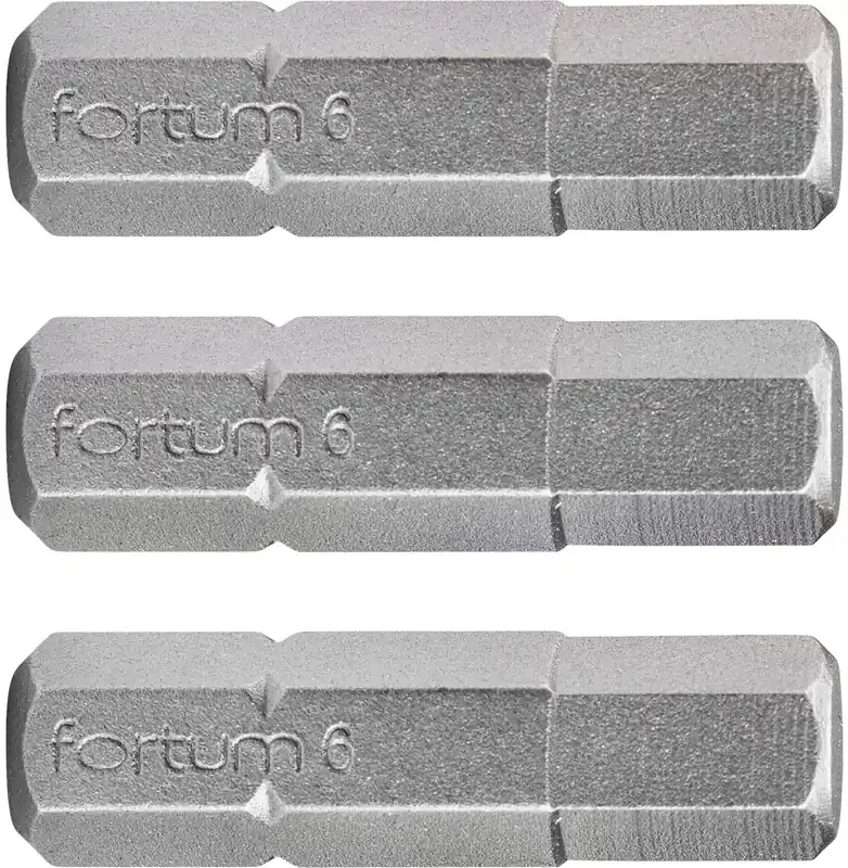 Vysoce Kvalitní Hrot imbus sada 3ks, H 6x25mm, S2 FORTUM