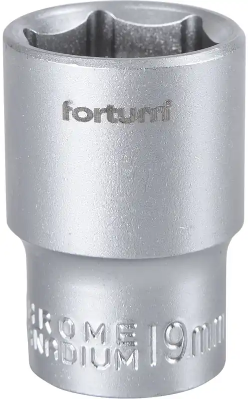 Hlavice nástrčná 1/2", 19mm, L 38mm FORTUM Sleva