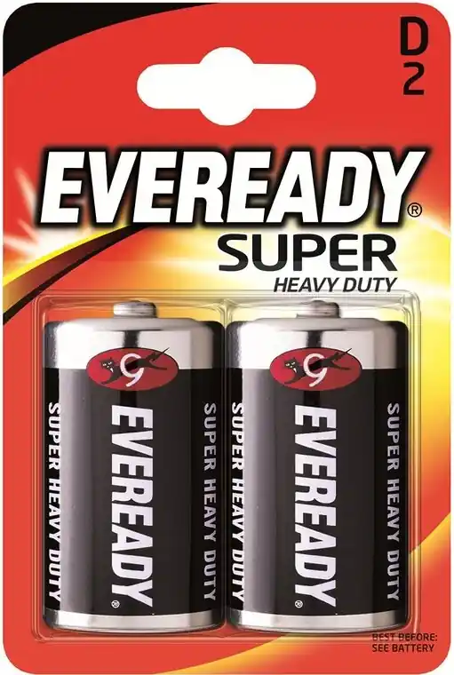 Omezená Nabídka Eveready Super Heavy Duty monočlánky D R20/2 (2 ks)