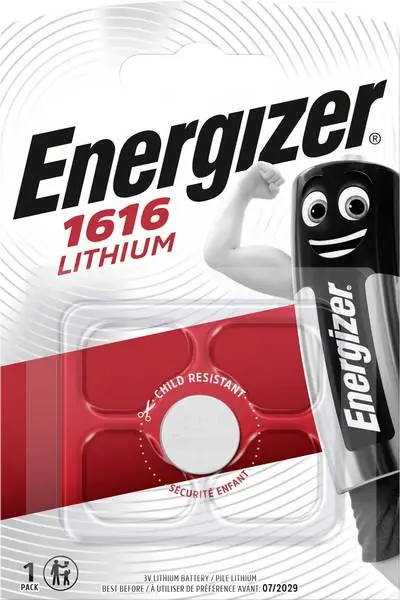 Energizer Lithium knoflíková baterie CR1616 (1ks) Značkový
