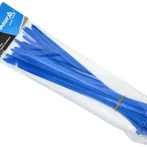 Značkový Stahovací pásky 5 x 250 mm, 50 kusů, modrá barva - ASTA A-CT52BU