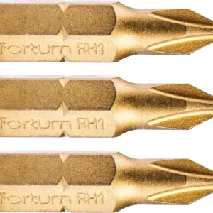 Akční Cena Hrot křížový phillips, sada 3ks, PH 1x25mm,titan. úprava, S2 FORTUM