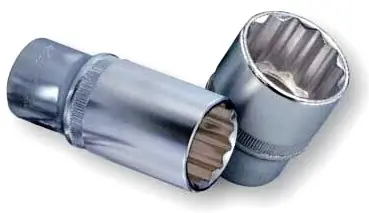 Must-Have Nástrčná hlavice 3/8" 19 mm, 12hranná, prodloužená 63 mm - ASTA 543219