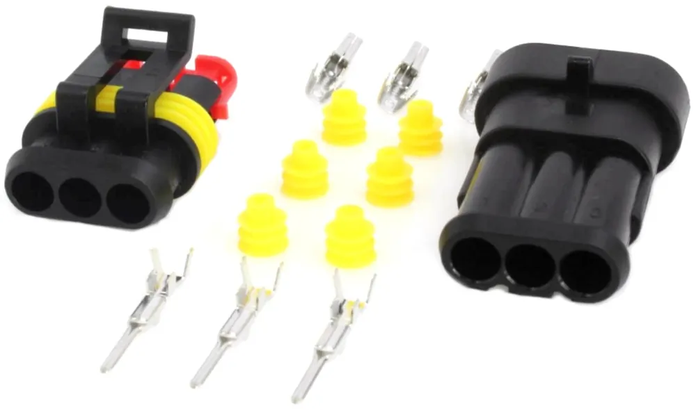 Expresní Doručení Elektrický konektor vodotěsný, tzv. štekr, tříkontaktový, 3P/1,5 - ASTA A-SSC315/1