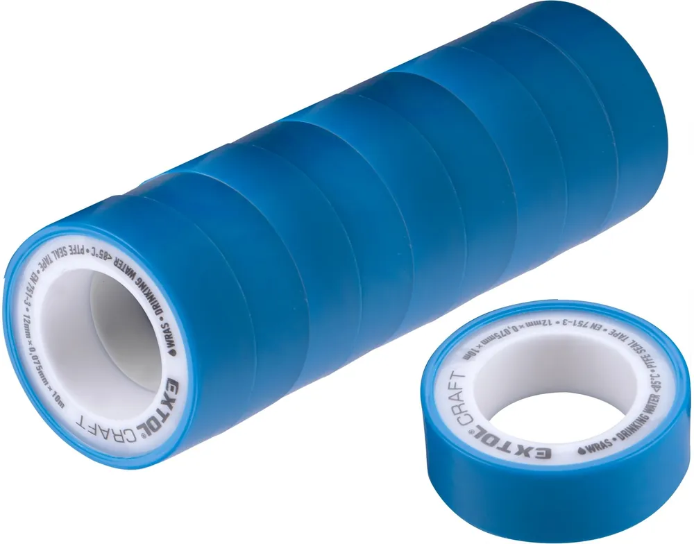 Nejlepší Volba Pásky těsnící teflonové, sada 10ks, 12mm x 10m EXTOL CRAFT