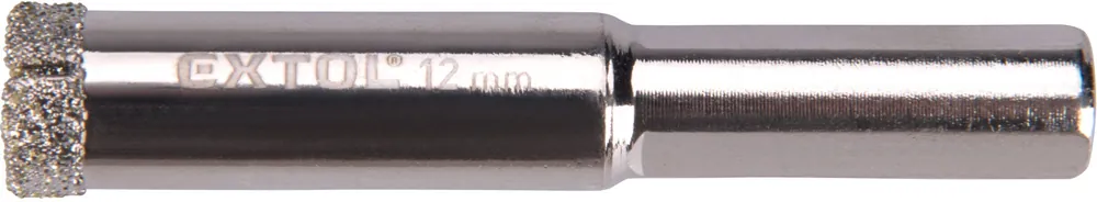 EXTOL PREMIUM korunka vykružovací diamantová na sklo a keramiku, O 12mm - 8801980 Sezónní Sleva
