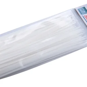 Autentický Pásky stahovací na kabely bílé, 200x3,6mm, 100ks, nylon PA66 EXTOL PREMIUM