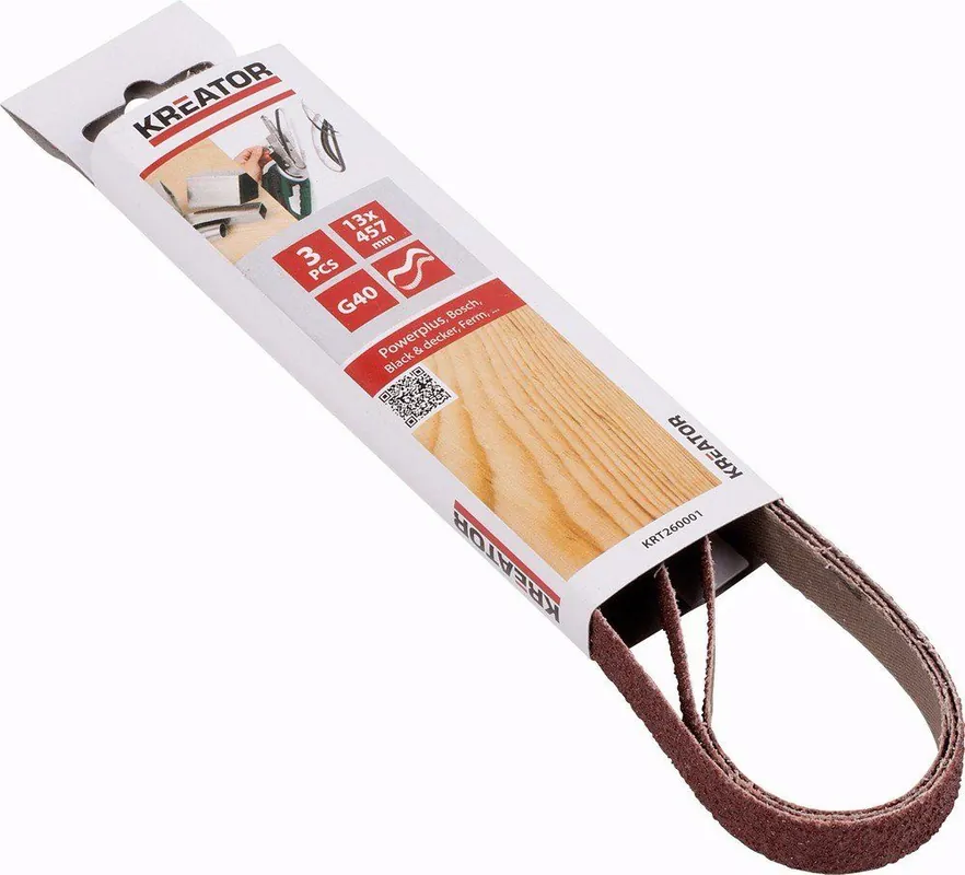 Cenově Výhodný Brusný pás 13 x 457mm G40 3ks Kreator KRT260001