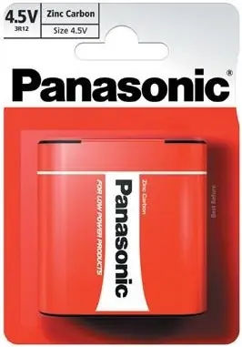 Panasonic Red Zinc 4.5V plochá baterie 3R12 Poslední Šance