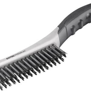 Akční Nabídka Kartáč ocelový, TPR rukojeť, 4řadý, 250mm EXTOL PREMIUM