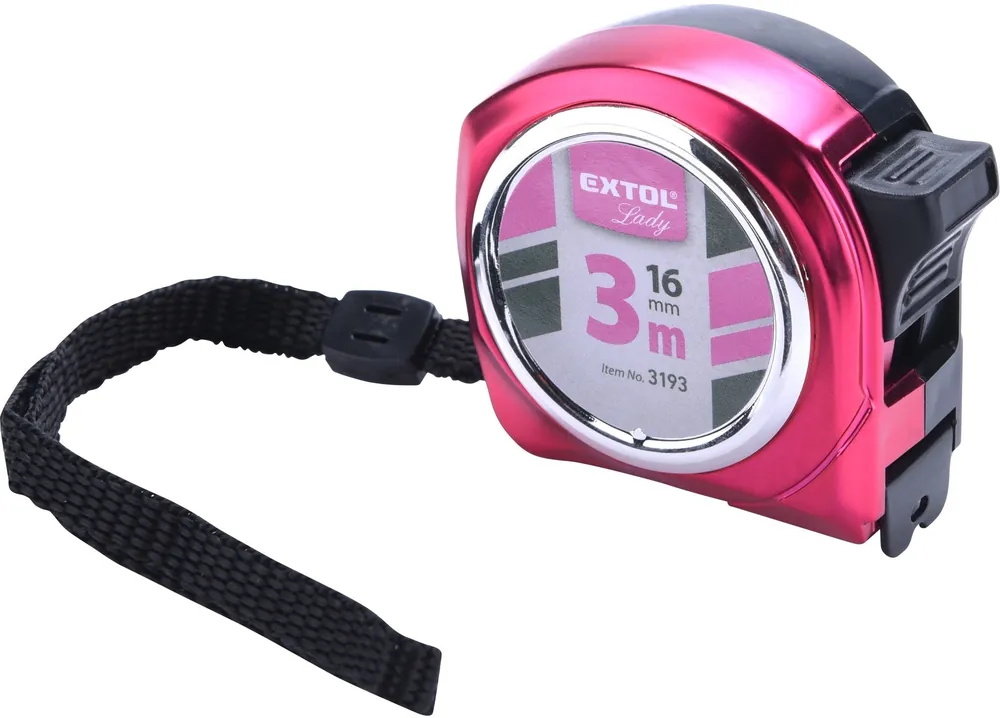 Metr svinovací, 3m, š. pásku 16mm EXTOL LADY Rychlé Dodání