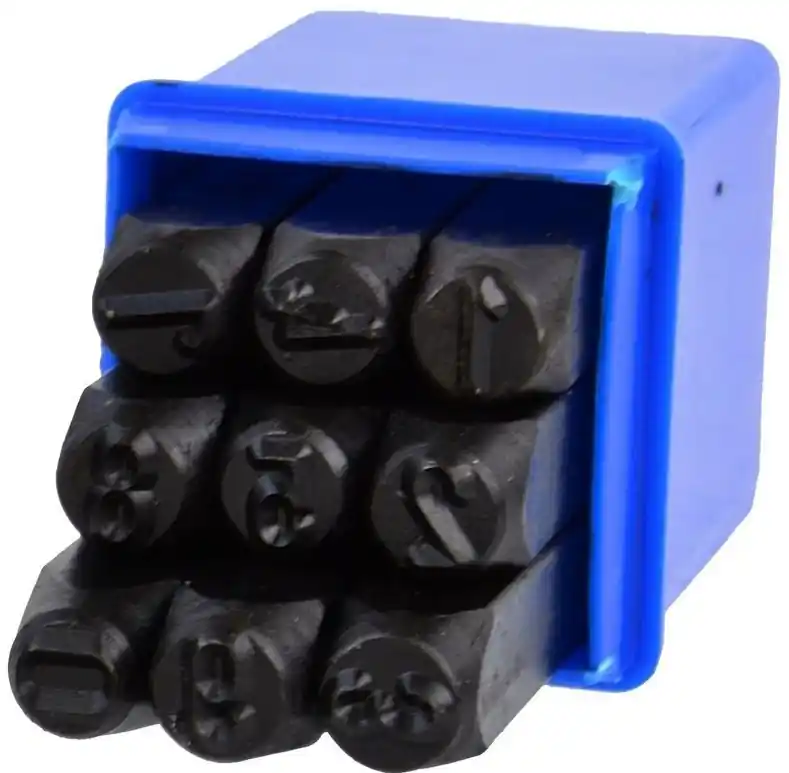 Časově Omezené Razicí matrice čísel - raznice, 4 mm, sada 9 kusů GEKO G01806