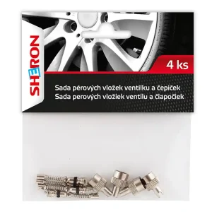 Sheron Čepičky a sada pérových vložek ventilku, 4ks Cenový Hit