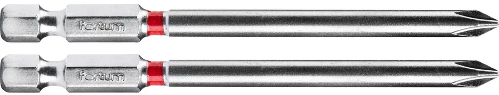 Hrot křížový phillips, sada 2ks, PH 1x90mm, S2 FORTUM Omezená Nabídka