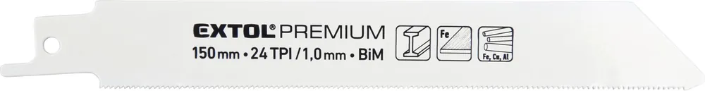 Značkový Plátky do pily ocasky 3ks, 150x19x0,9mm, Bi-metal EXTOL PREMIUM