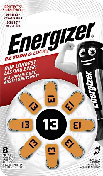 Rychlé Dodání Energizer baterie do naslouchadel 1.4V Audio 13/PR48 (8ks)