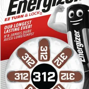 Energizer baterie do naslouchadel 1.4V Audio 312/PR41 (8ks) Finální Výprodej